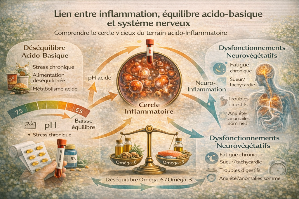 Cercle acido-inflammatoire et neurovégétatif