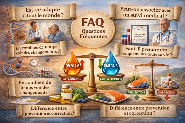 FAQ sur les oméga-3 et inflammation