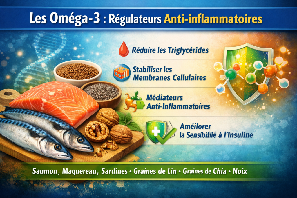Oméga-3 et leurs bienfaits nutritionnels