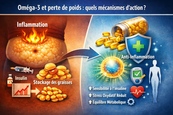Oméga-3 et réduction de l'inflammation