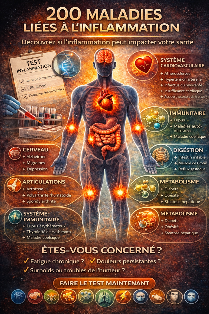 200 maladies Inflammation-et-facteurs-declencheurs-du-corps-humain
