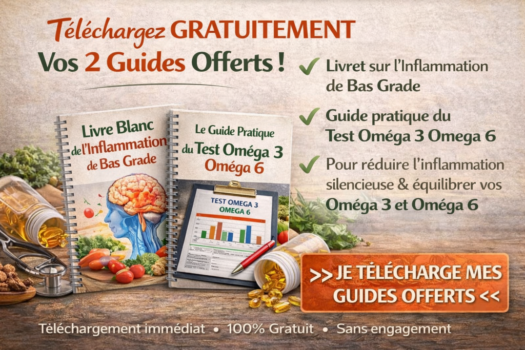 Guides gratuits sur l'inflammation et Oméga 3