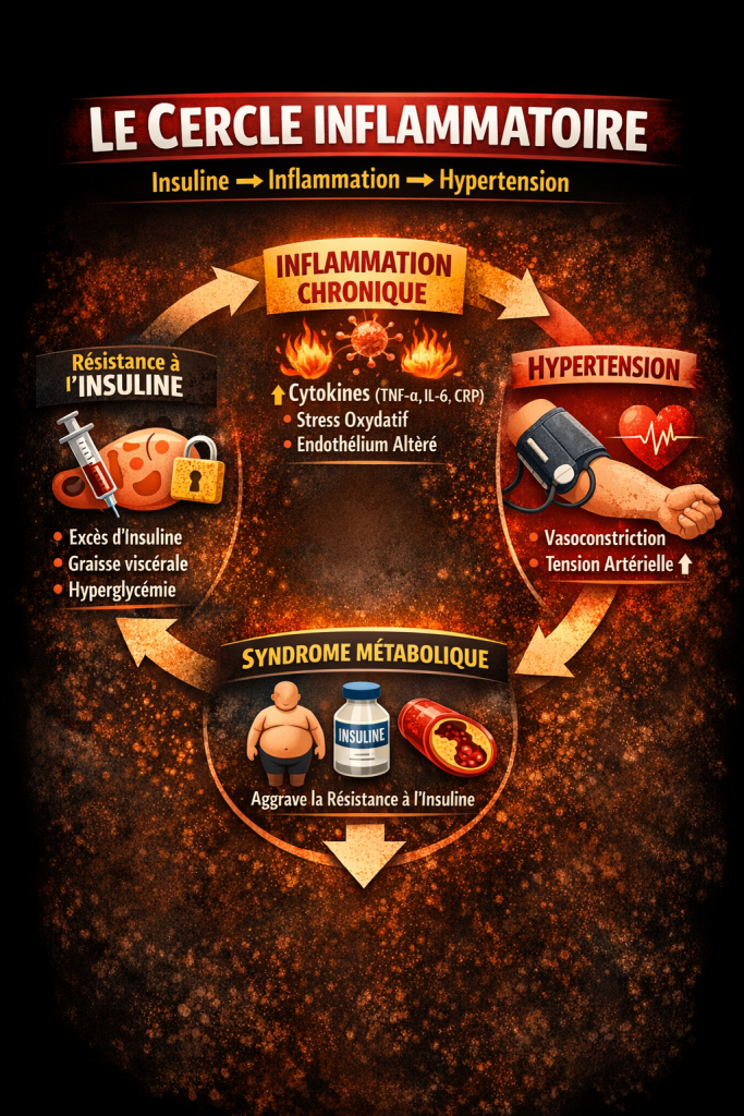 Le cercle inflammatoire et ses effets