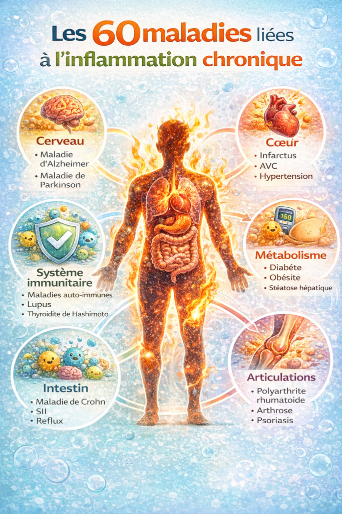 Les maladies liées à l'inflammation chronique